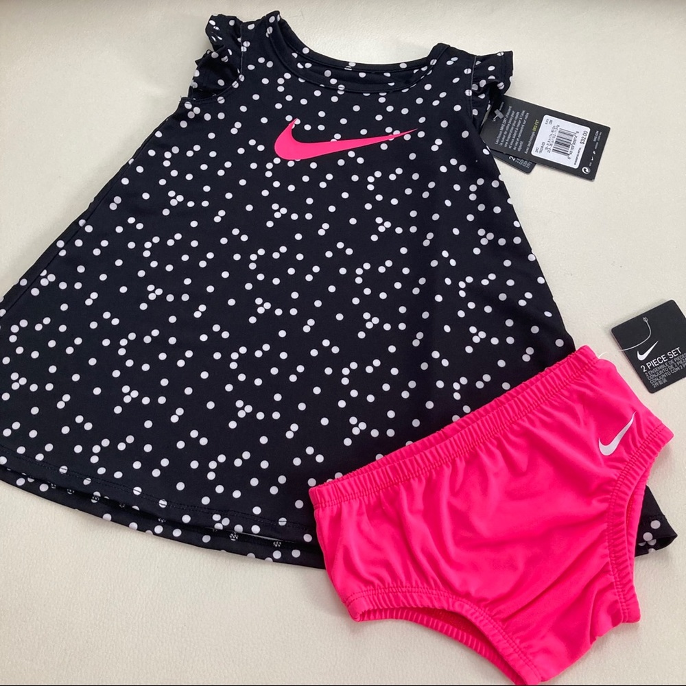 Nike baby girl polka dot dress 2121 - Picture 2 of 4